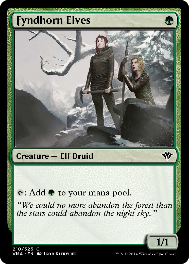 Fyndhorn Elves  [Vintage Masters]