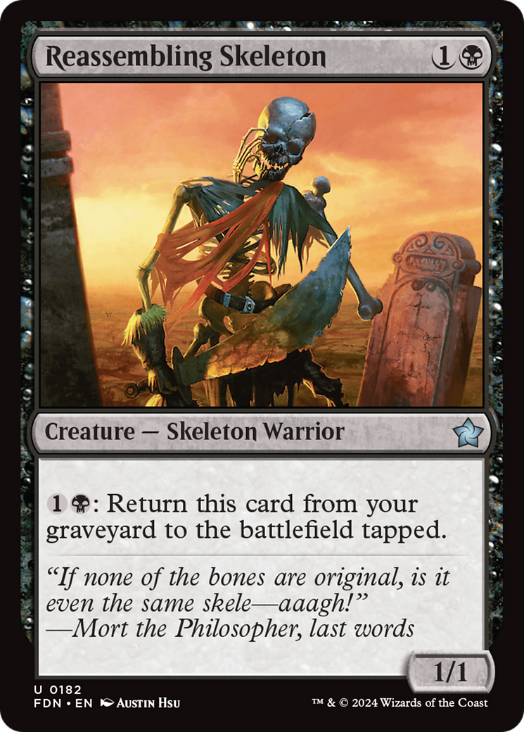 Reassembling Skeleton [Foundations] Foil