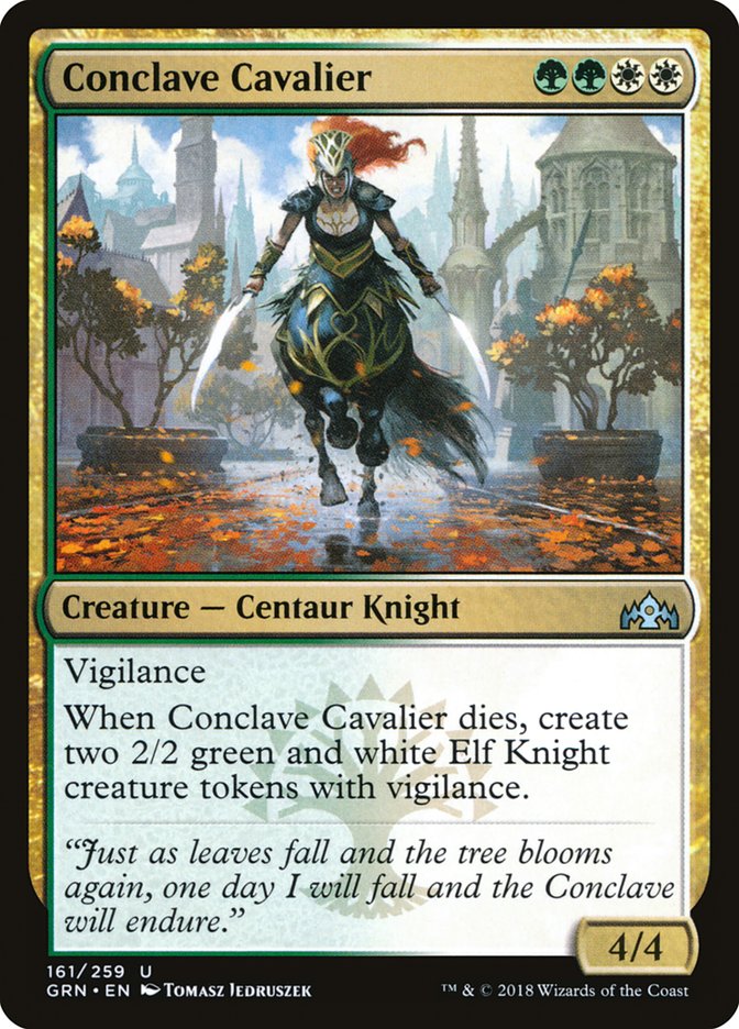 Conclave Cavalier [Guilds of Ravnica] Foil