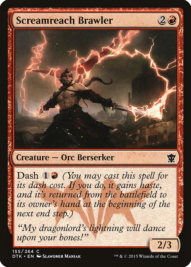 Screamreach Brawler [Dragons of Tarkir] Foil