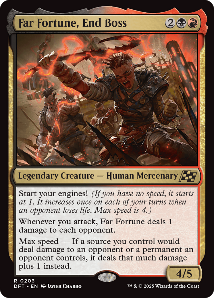 Far fortune, End Boss [Aetherdrift] Foil