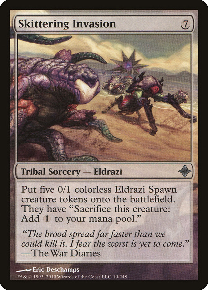 Skittering Invasion [Rise of the Eldrazi] Foil