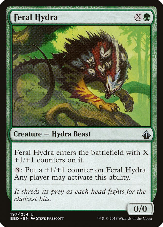 Feral Hydra [Battlebond] Foil