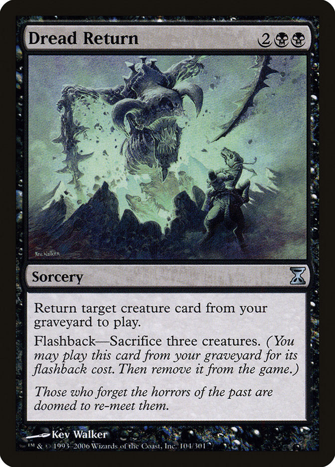 Dread Return [Time Spiral] Foil