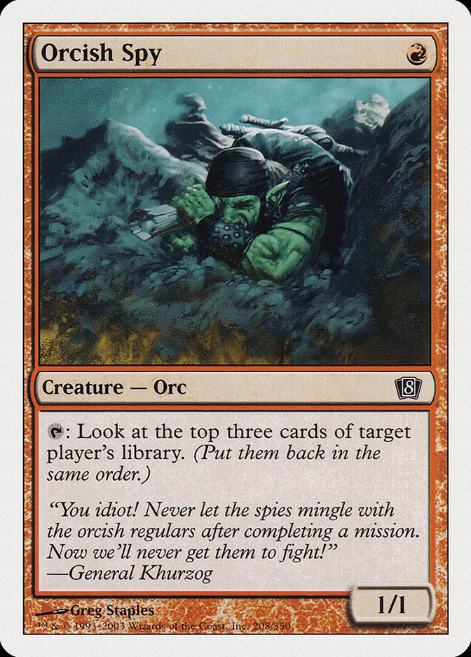 Orcish Spy [Eighth Edition] Foil