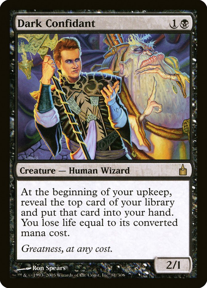 Dark Confidant [Ravnica: City of Guilds] Foil