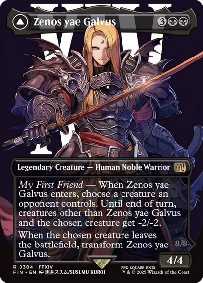 Zenos yae Galvus // Shinryu, Transcendent Rival (Borderless) [FINAL FANTASY] Foil