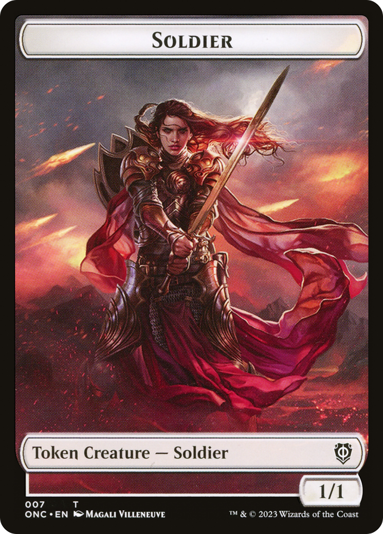 Soldier  [Phyrexia: All Will Be One Commander Tokens]
