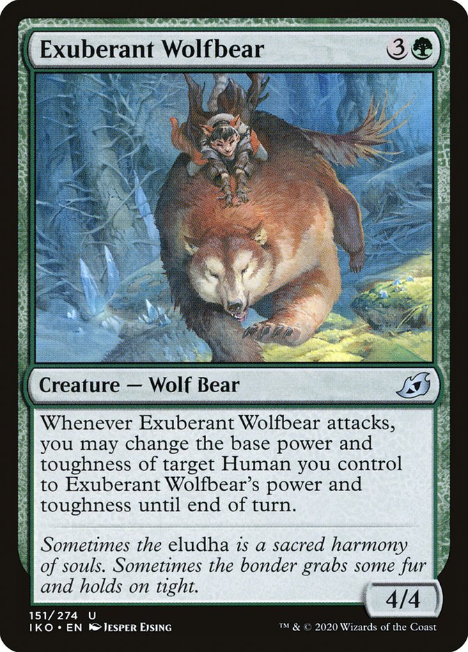 Exuberant Wolfbear [Ikoria: Lair of Behemoths] Foil