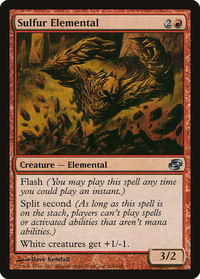 Sulfur Elemental [Planar Chaos] Foil