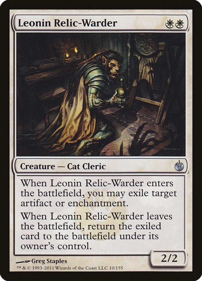 Leonin Relic-Warder [Mirrodin Besieged] Foil