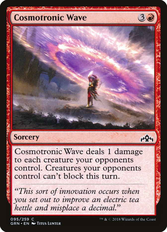 Cosmotronic Wave [Guilds of Ravnica] Foil