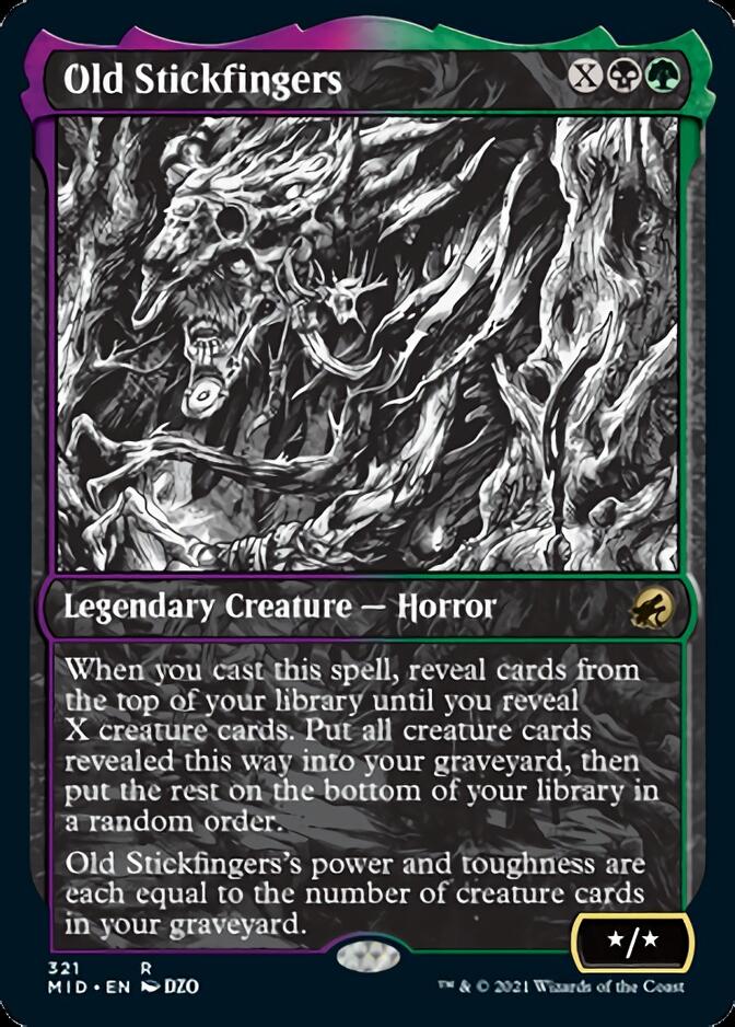Old Stickfingers (Showcase Eternal Night) [Innistrad: Midnight Hunt] Foil
