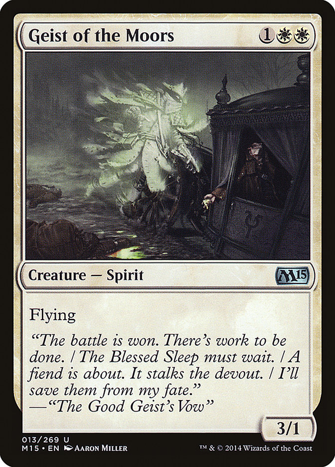 Geist of the Moors [Magic 2015] Foil