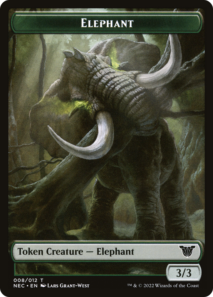 Elephant  [Neon Dynasty Commander Tokens]