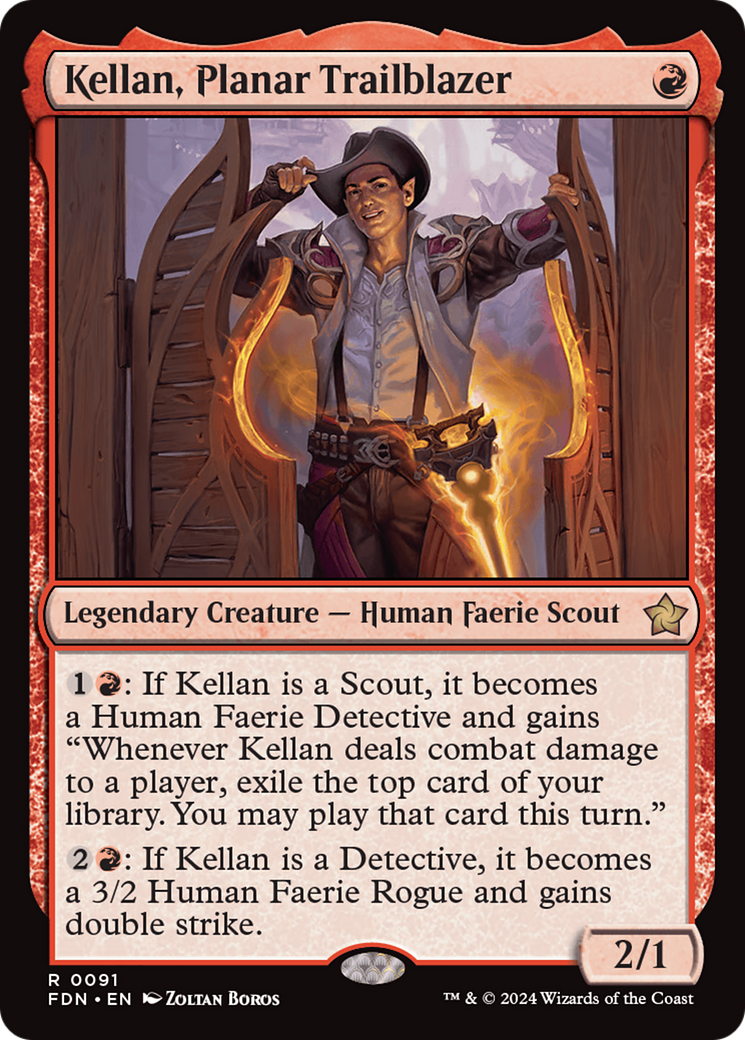 Kellan, Planar Trailblazer [Foundations] Foil
