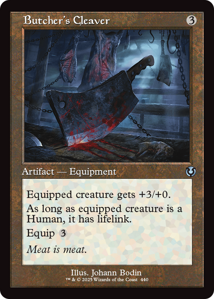 Butcher's Cleaver (Retro Frame) [Innistrad Remastered] Foil