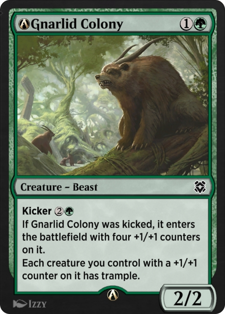 A-Gnarlid Colony  [Zendikar Rising]