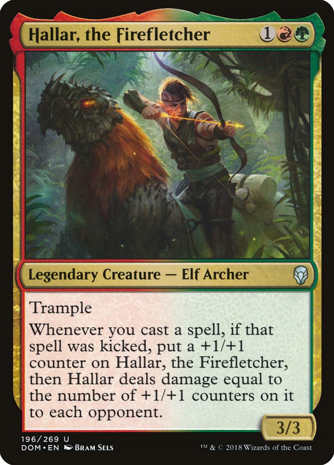 Hallar, the Firefletcher [Dominaria] Foil