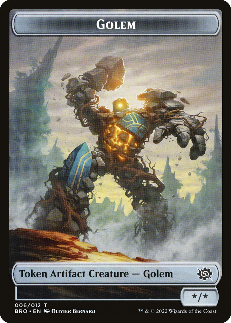 Golem  [The Brothers' War Tokens] Foil