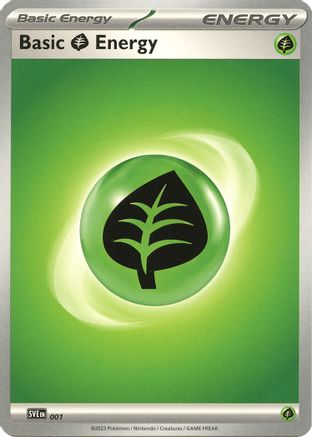 Grass Energy (001) [Scarlet & Violet: Base Set] Reverse Holofoil