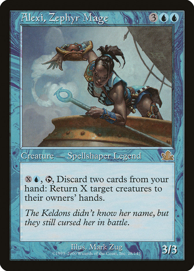 Alexi, Zephyr Mage [Prophecy] Foil
