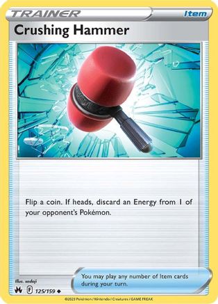 Crushing Hammer (125/159) [Sword & Shield: Crown Zenith] Reverse Holofoil