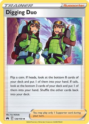 Digging Duo (126/159) [Sword & Shield: Crown Zenith] Reverse Holofoil