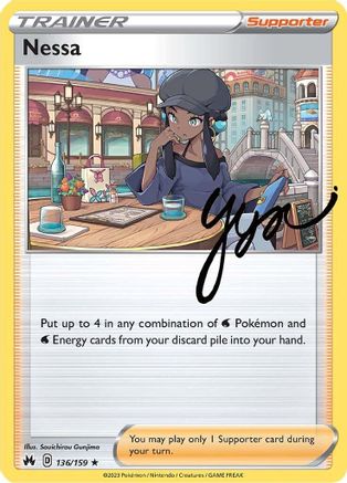 Nessa (136/159) [Sword & Shield: Crown Zenith] Reverse Holofoil