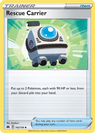 Rescue Carrier (142/159) [Sword & Shield: Crown Zenith] Reverse Holofoil