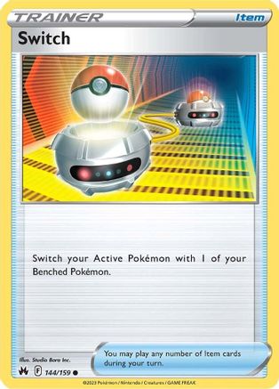 Switch (144/159) [Sword & Shield: Crown Zenith] Reverse Holofoil