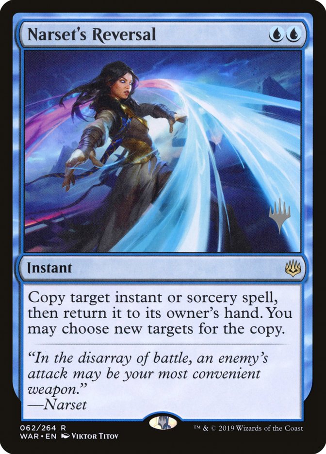 Narset's Reversal (Promo Pack) [War of the Spark Promos] Foil