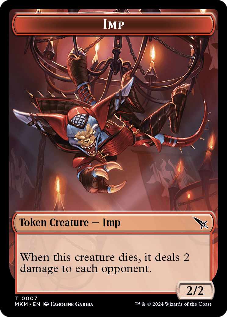 Imp  [Murders at Karlov Manor Tokens] Foil