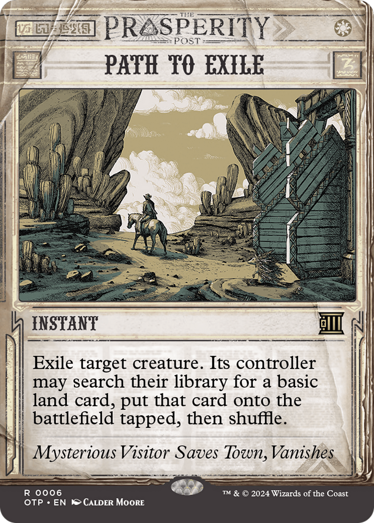 Path to Exile [Outlaws of Thunder Junction: Breaking News] Foil