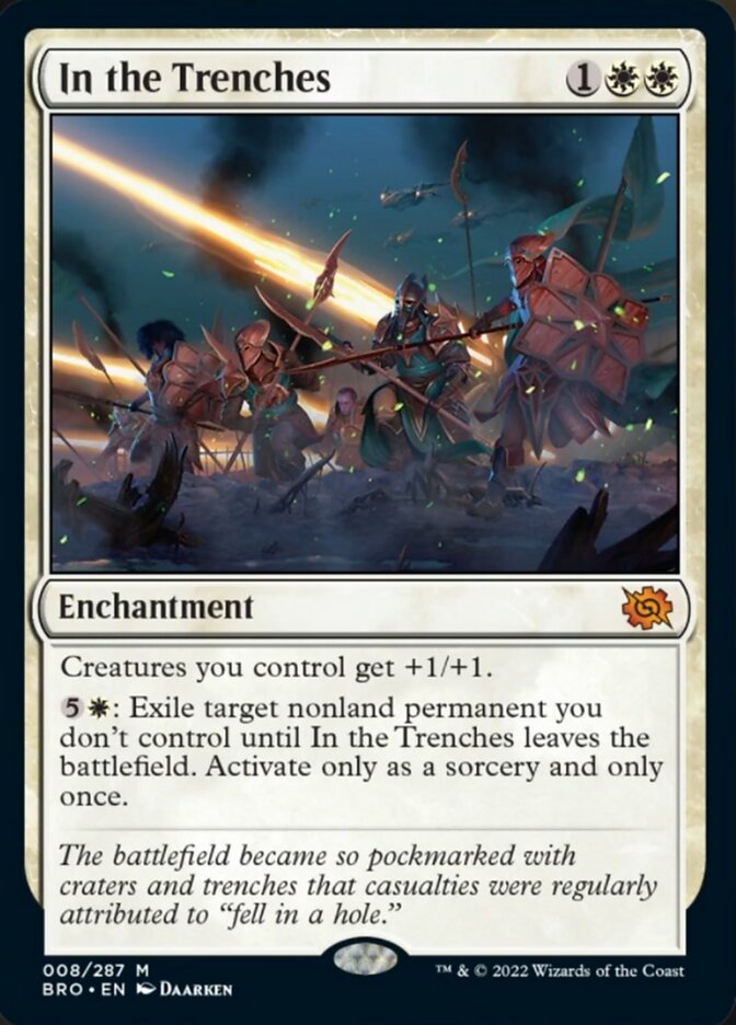 In the Trenches (Promo Pack) [The Brothers' War Promos] Foil