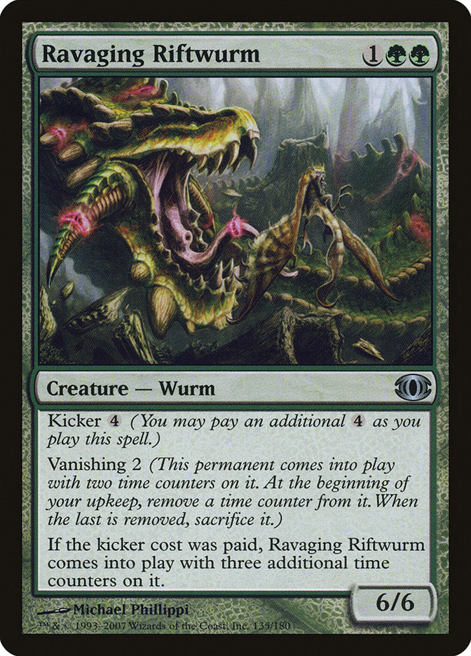 Ravaging Riftwurm [Future Sight] Foil