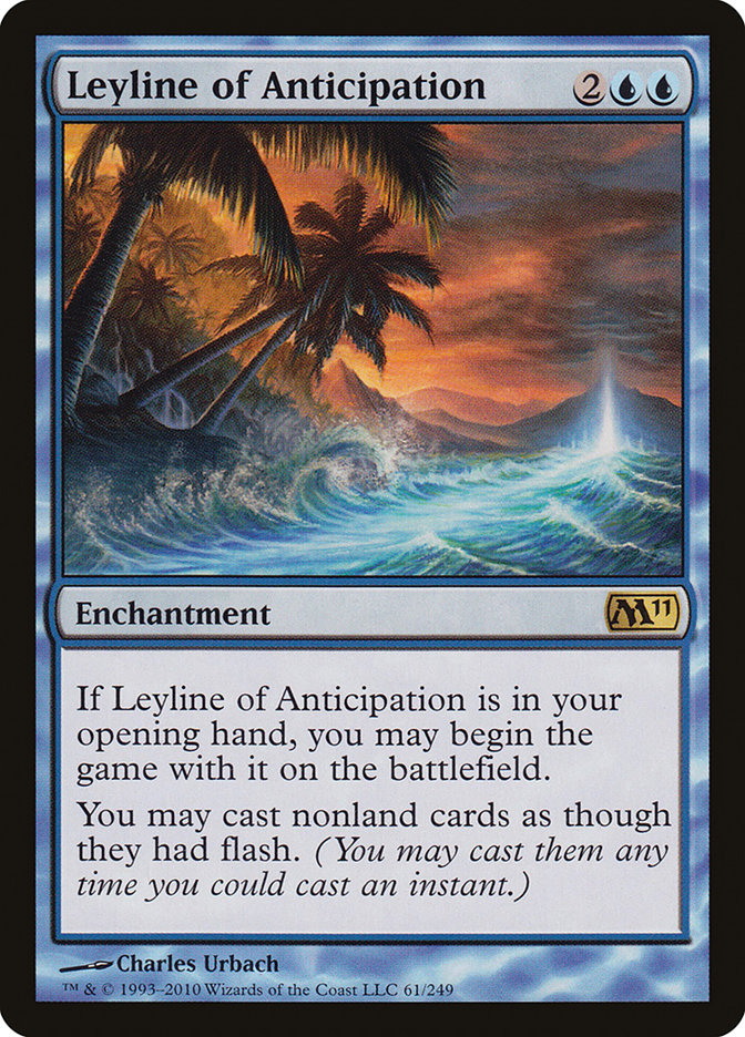 Leyline of Anticipation [Magic 2011] Foil