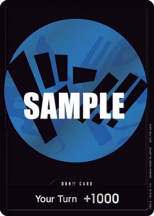 DON!! Card (Blue) - [One Piece Promotion Cards] Foil