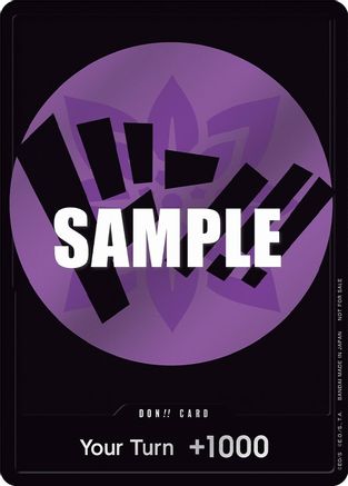 DON!! Card (Purple) - [One Piece Promotion Cards] Foil