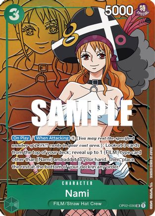 Nami (Alternate Art) (OP02-036) - [Paramount War] Foil