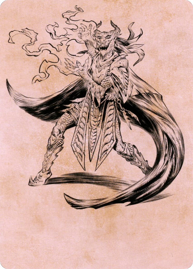 Livaan, Cultist of Tiamat // Livaan, Cultist of Tiamat  [Battle for Baldur's Gate Art Series] (Borderless)