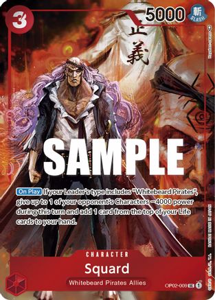 Squard (Box Topper) (OP02-009) - [Paramount War] Foil