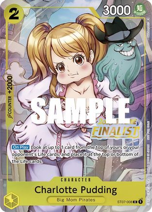 Charlotte Pudding (Offline Regional 2023) [Finalist] (ST07-008) - [One Piece Promotion Cards] Foil