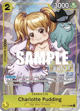 Charlotte Pudding (Offline Regional 2023) [Winner] (ST07-008) - [One Piece Promotion Cards] Foil