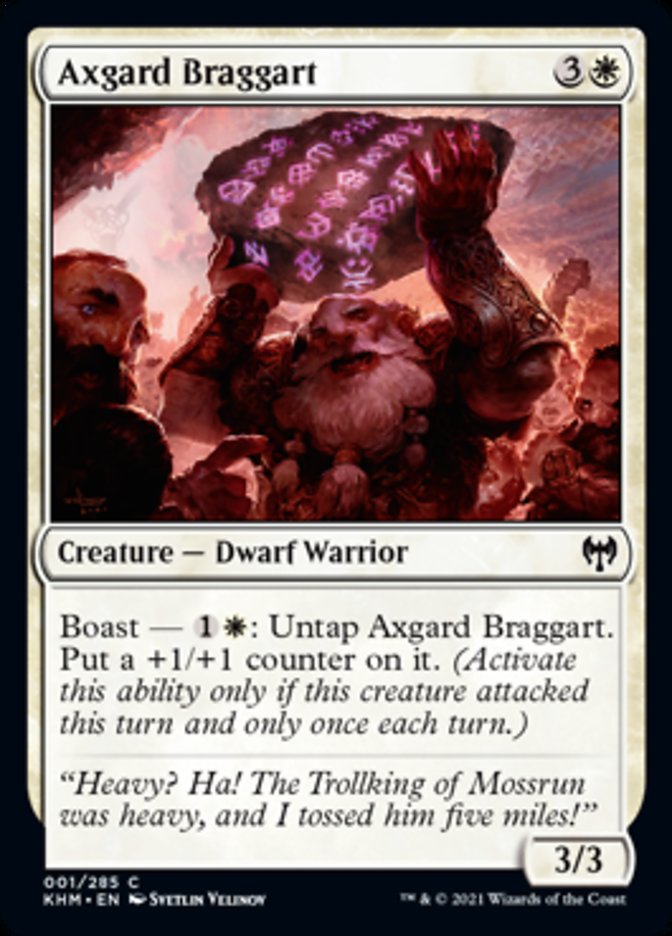 Axgard Braggart [Kaldheim] Foil