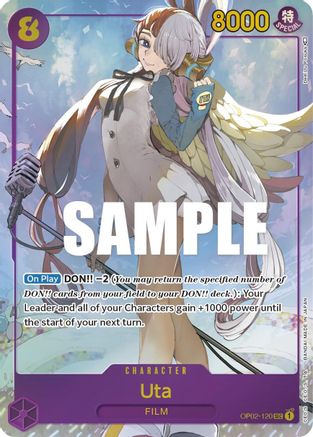 Uta (Alternate Art) (OP02-120) - [Paramount War] Foil