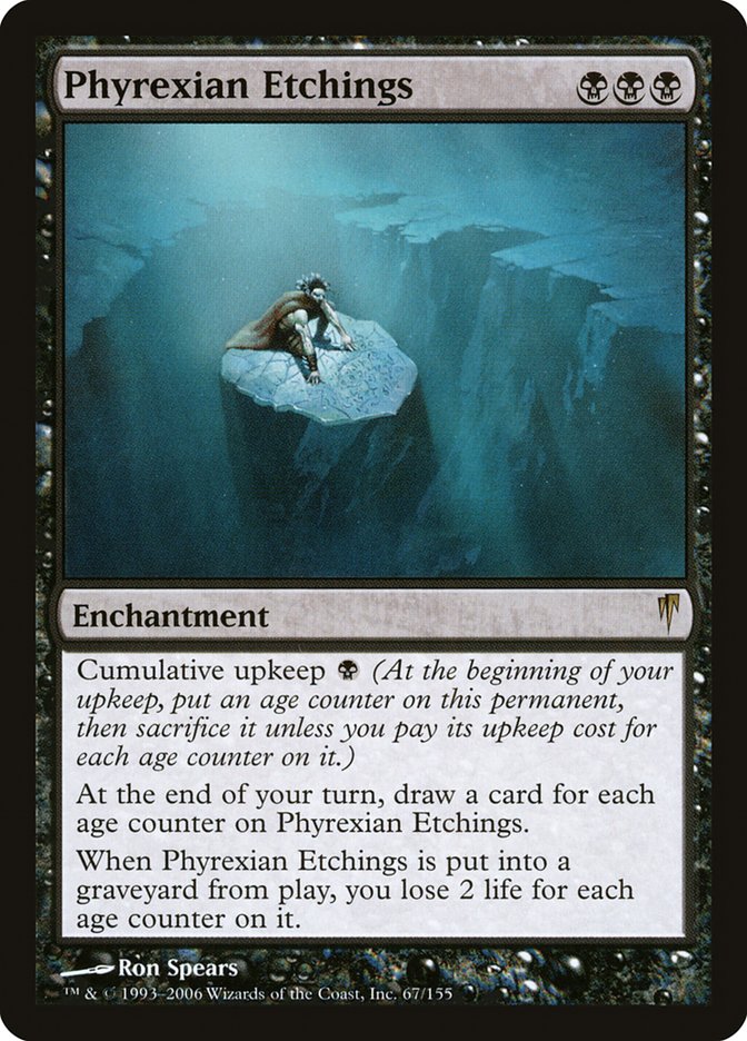 Phyrexian Etchings [Coldsnap] Foil