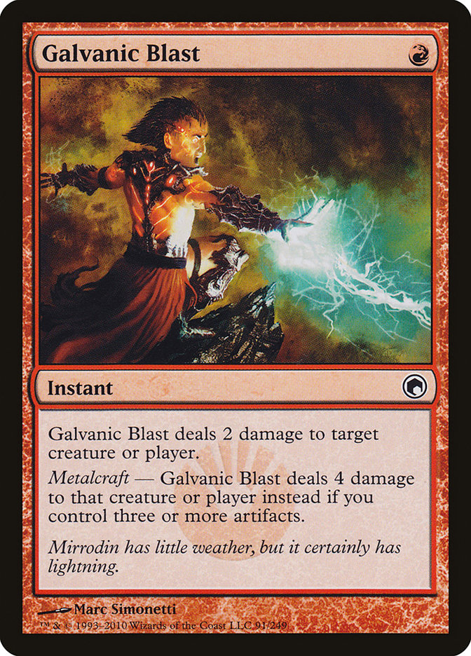 Galvanic Blast [Scars of Mirrodin] Foil
