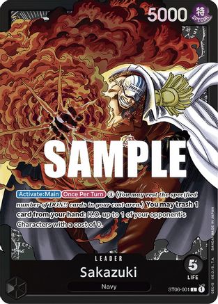 Sakazuki (ST06-001) - [Starter Deck 6: Absolute Justice] Foil