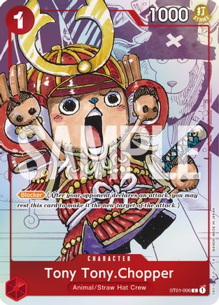Tony Tony.Chopper - ST01-006 (Alternate Art) (ST01-006) - [One Piece Promotion Cards] Foil